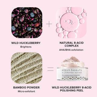 Wild Huckleberry 8-Acid Polishing Peel ingredients